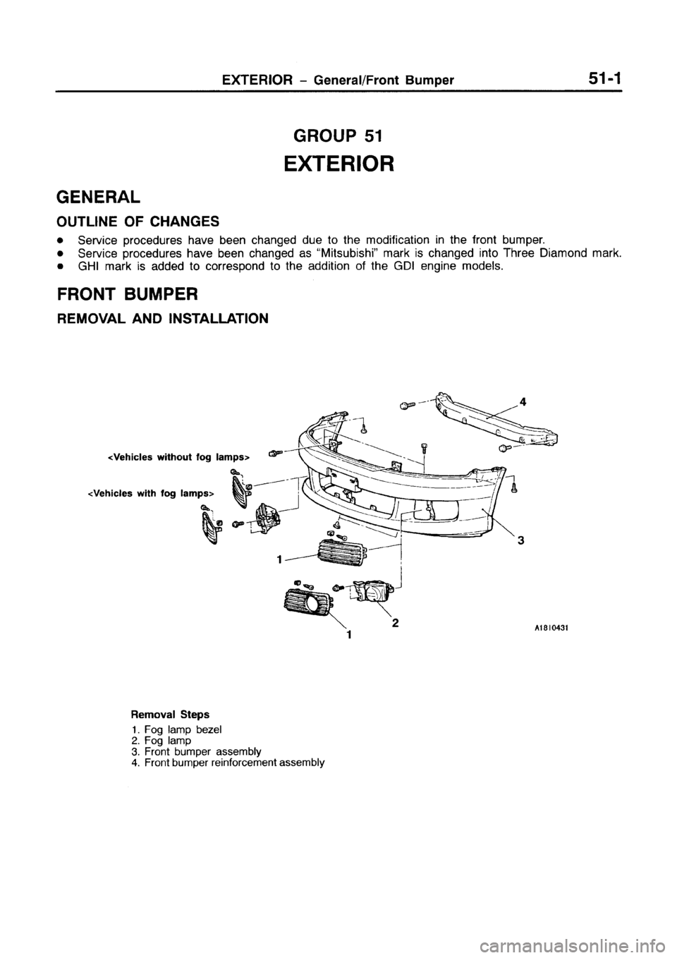 MITSUBISHI GALANT 1999 8.G Workshop Manual MITSUBISHI GALANT 1999 8.G Workshop Manual