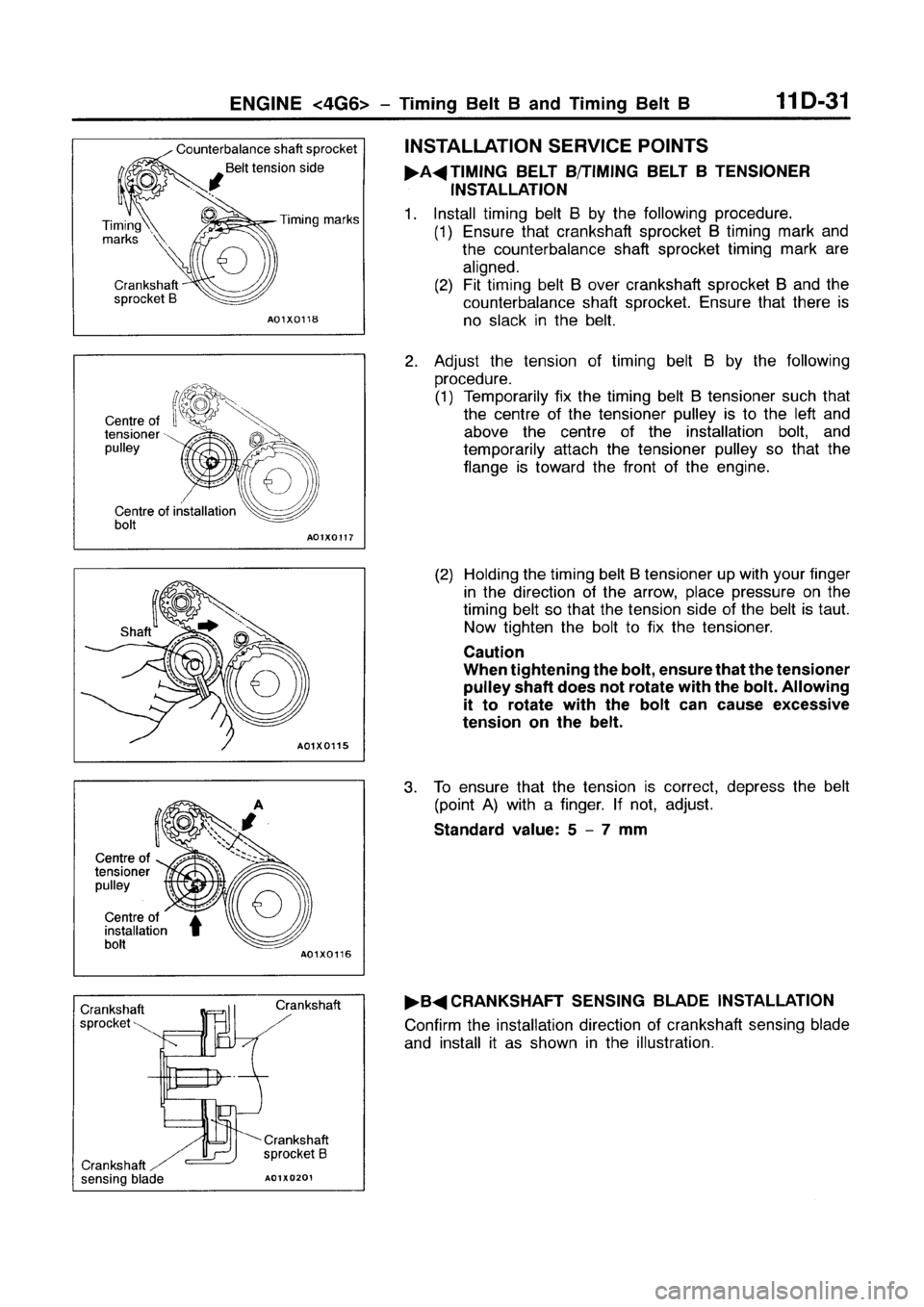 MITSUBISHI GALANT 1999 8.G Service Manual 