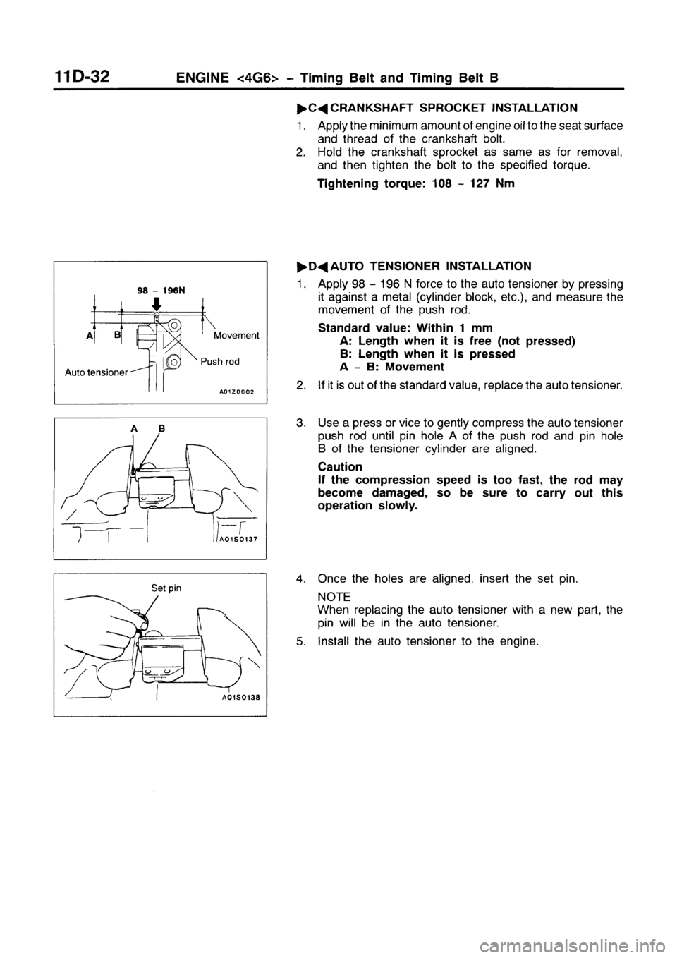 MITSUBISHI GALANT 1999 8.G Service Manual 