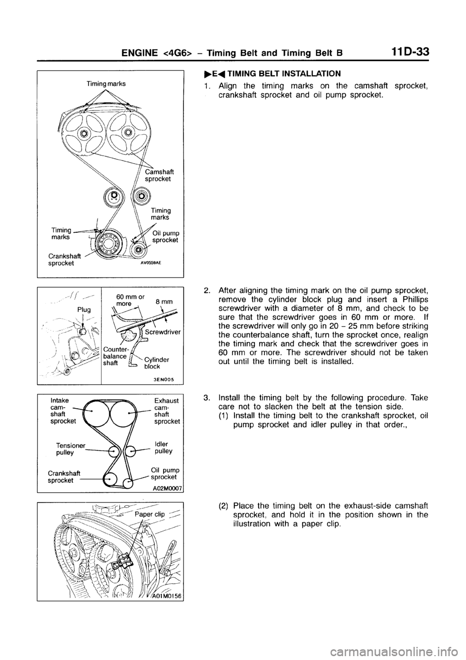 MITSUBISHI GALANT 1999 8.G Service Manual 