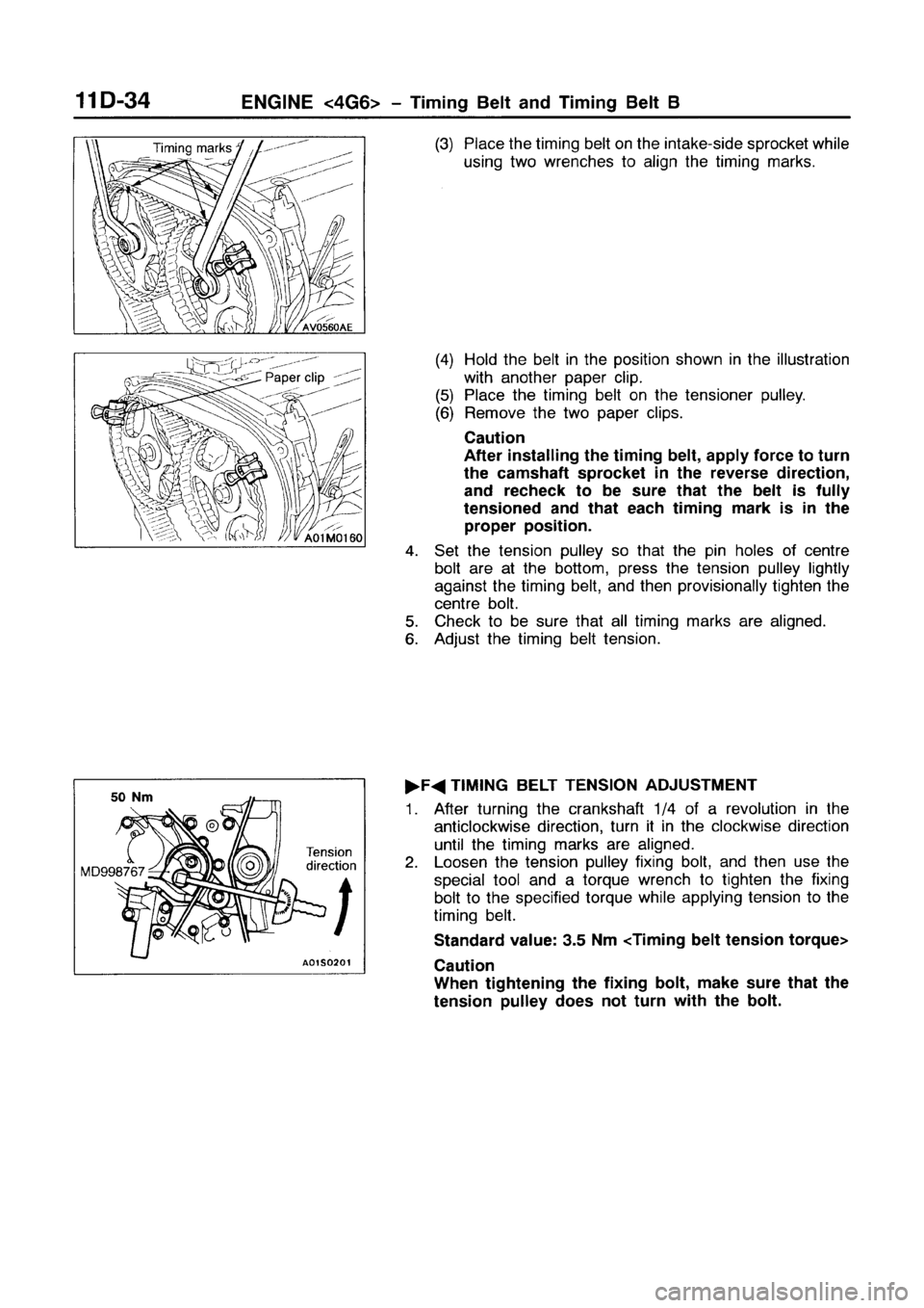 MITSUBISHI GALANT 1999 8.G Service Manual 
