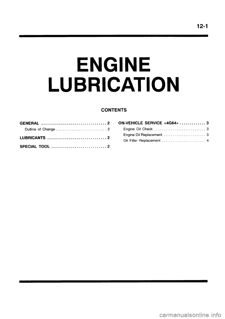 MITSUBISHI GALANT 1999 8.G Repair Manual MITSUBISHI GALANT 1999 8.G Repair Manual