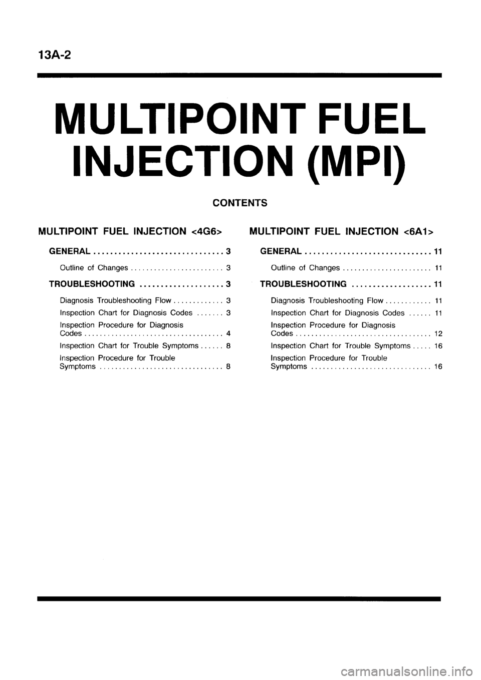 MITSUBISHI GALANT 1999 8.G Repair Manual MITSUBISHI GALANT 1999 8.G Repair Manual