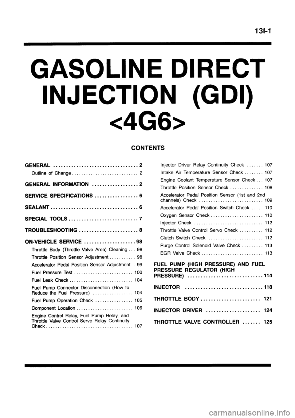 MITSUBISHI GALANT 1999 8.G Manual PDF MITSUBISHI GALANT 1999 8.G Manual PDF