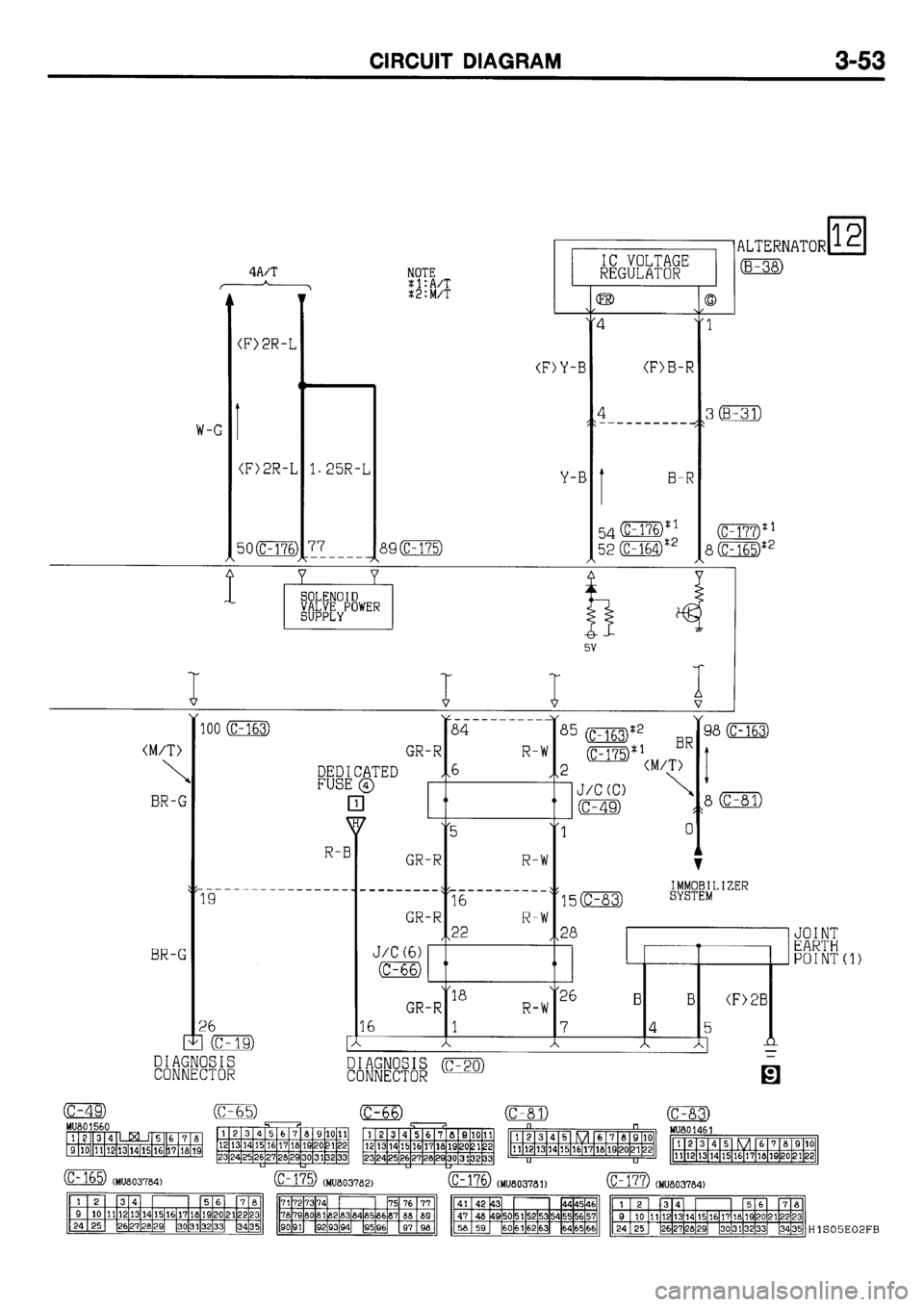 MITSUBISHI GALANT 2001 8.G Electrical Wiring Diagram Workshop Manual 
