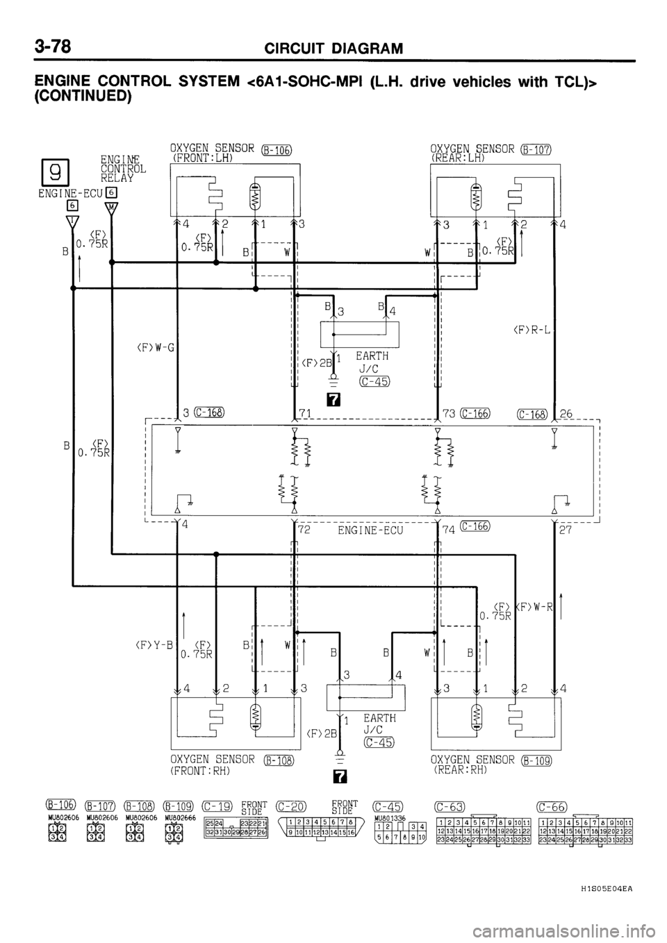 MITSUBISHI GALANT 2001 8.G Electrical Wiring Diagram Workshop Manual 