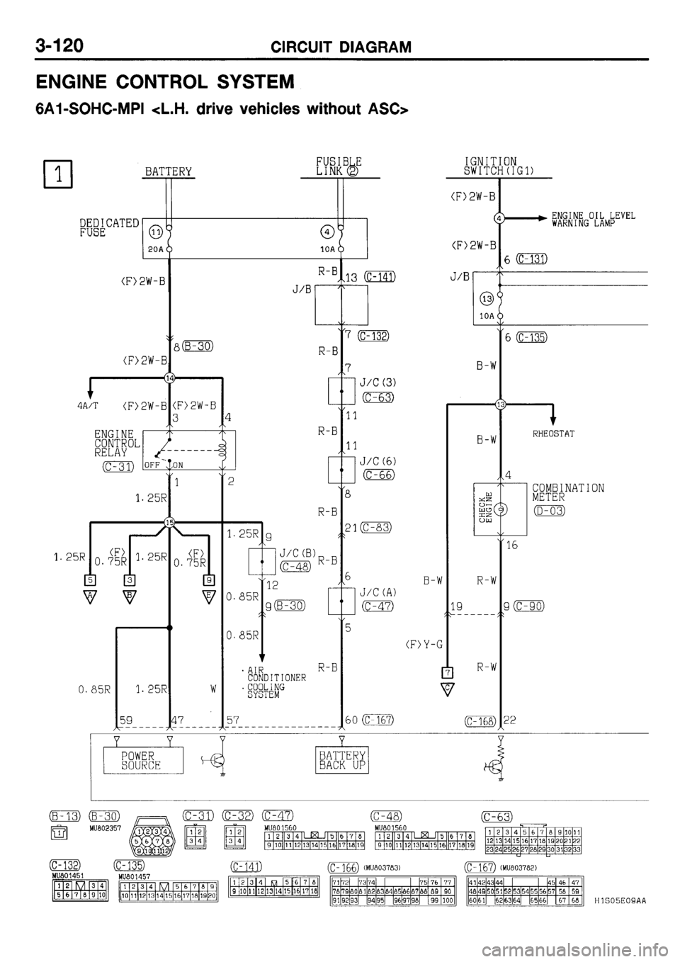 MITSUBISHI GALANT 2001 8.G Electrical Wiring Diagram Workshop Manual 