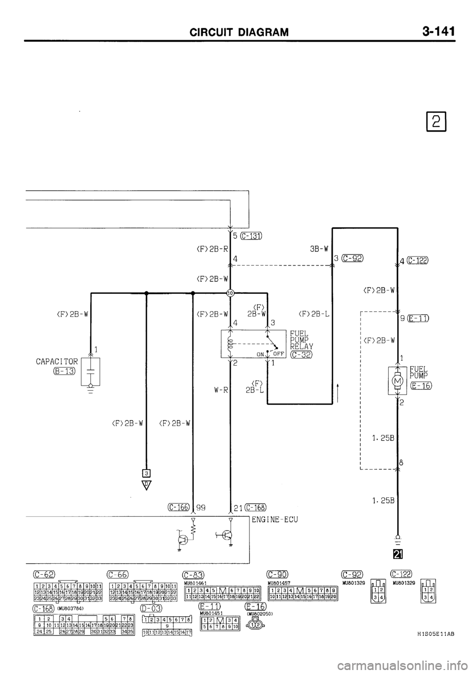 MITSUBISHI GALANT 2001 8.G Electrical Wiring Diagram Workshop Manual 