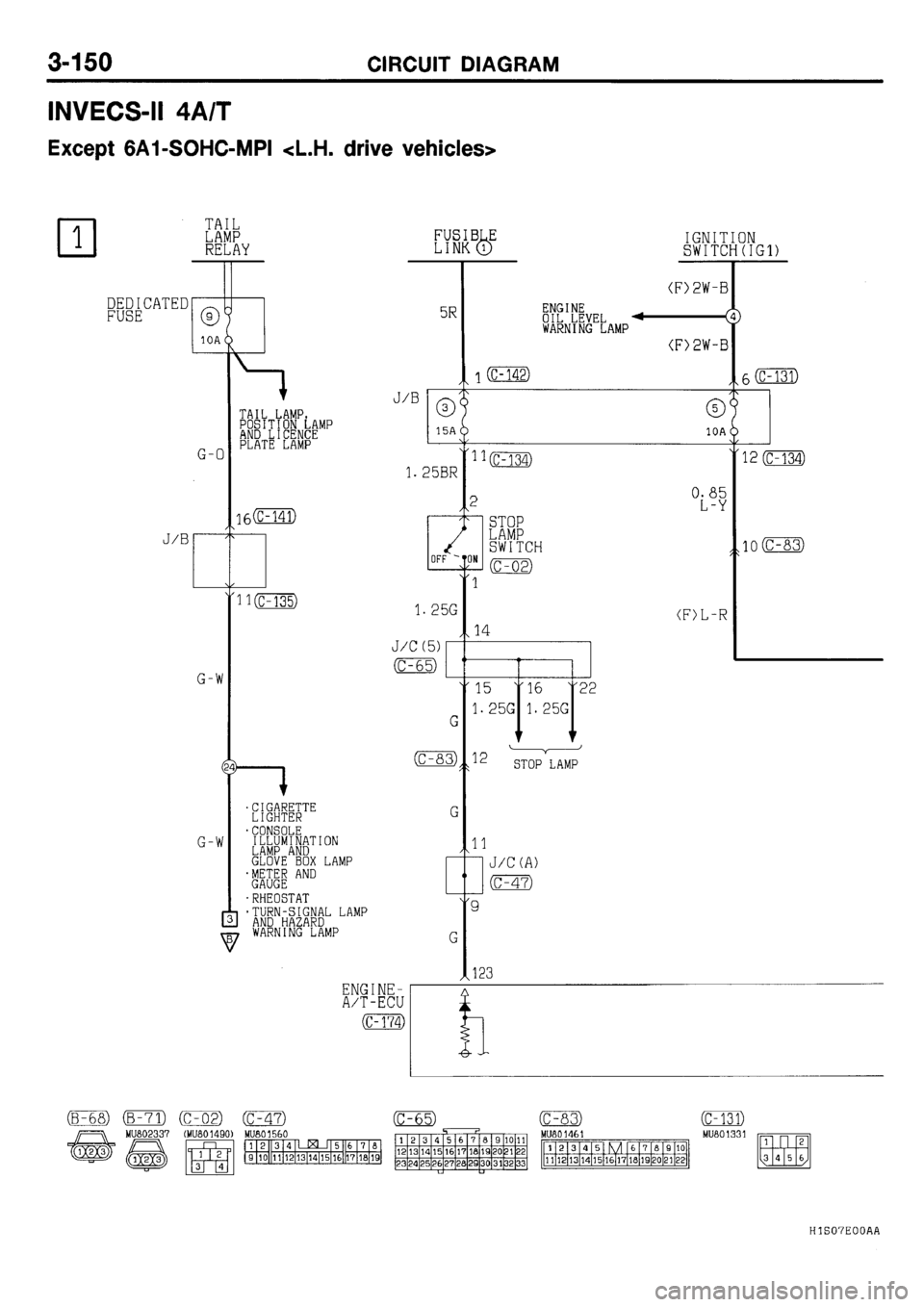 MITSUBISHI GALANT 2001 8.G Electrical Wiring Diagram Workshop Manual MITSUBISHI GALANT 2001 8.G Electrical Wiring Diagram Workshop Manual