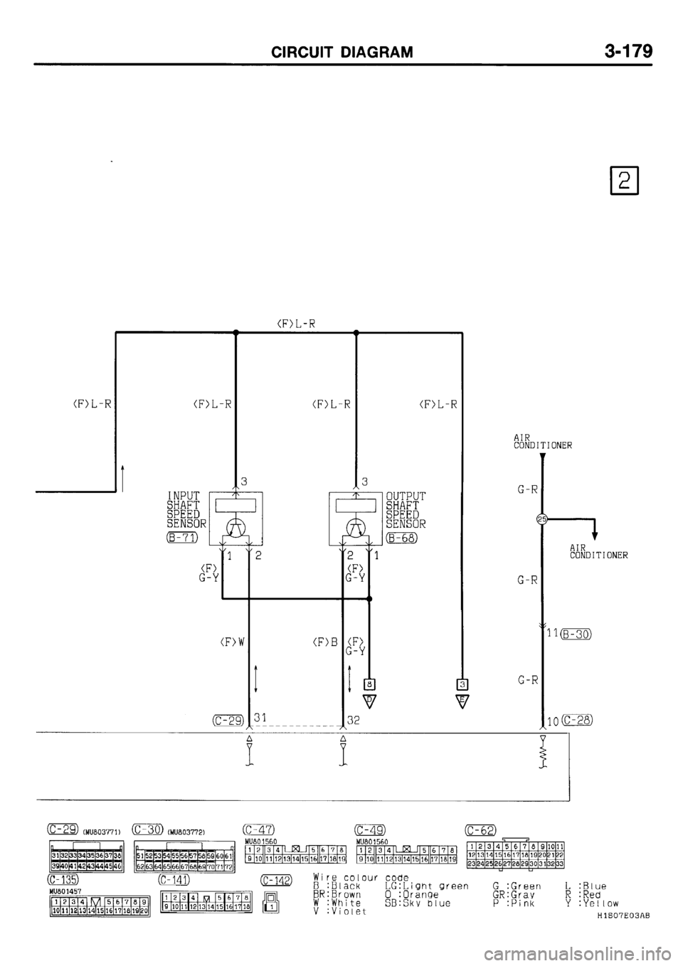 MITSUBISHI GALANT 2001 8.G Electrical Wiring Diagram Workshop Manual 