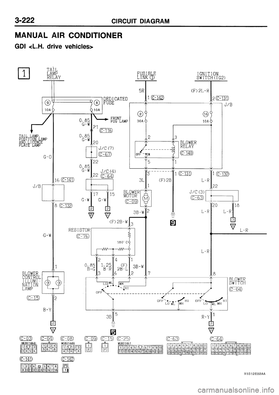 MITSUBISHI GALANT 2001 8.G Electrical Wiring Diagram Workshop Manual 
