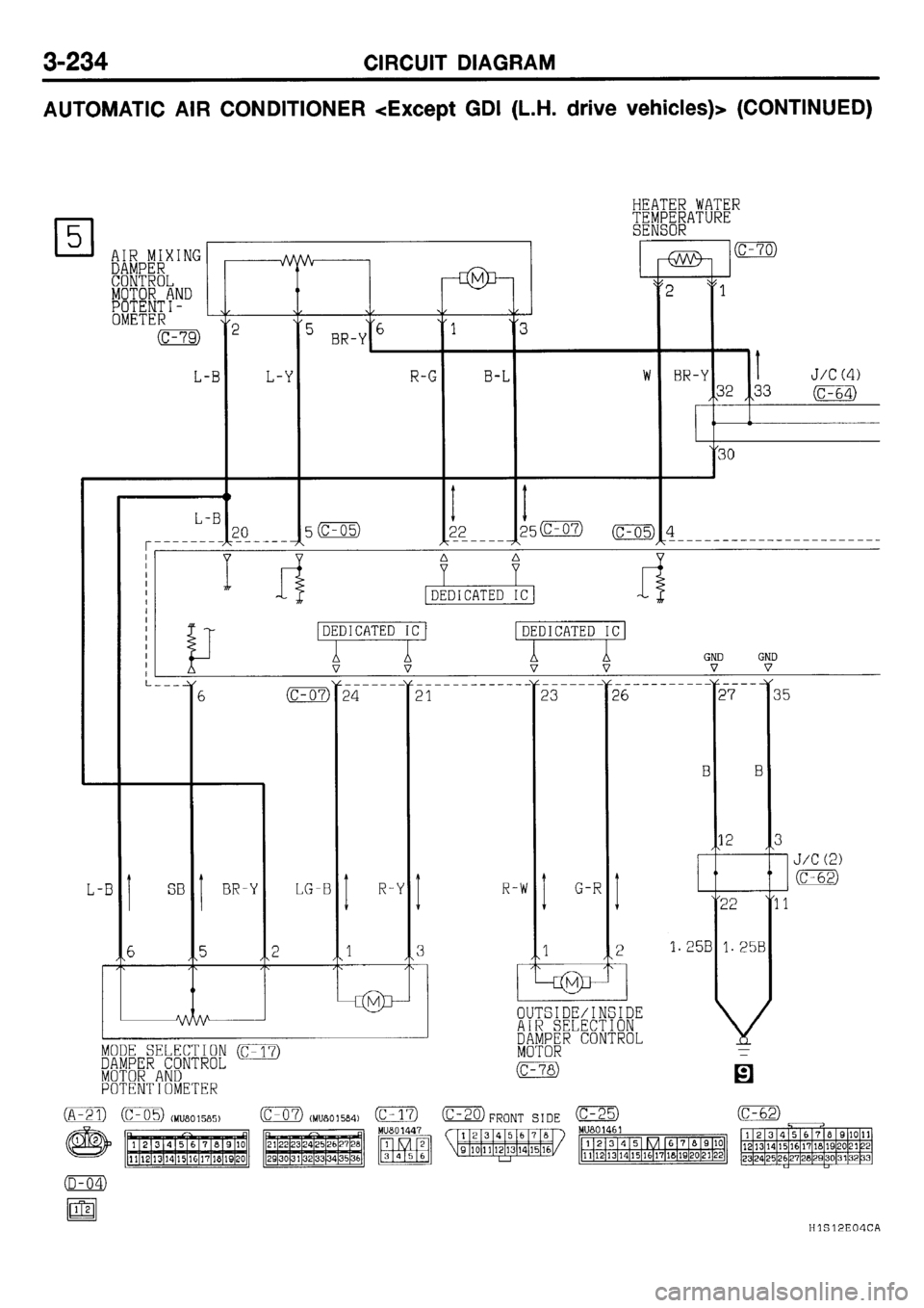 MITSUBISHI GALANT 2001 8.G Electrical Wiring Diagram Workshop Manual 