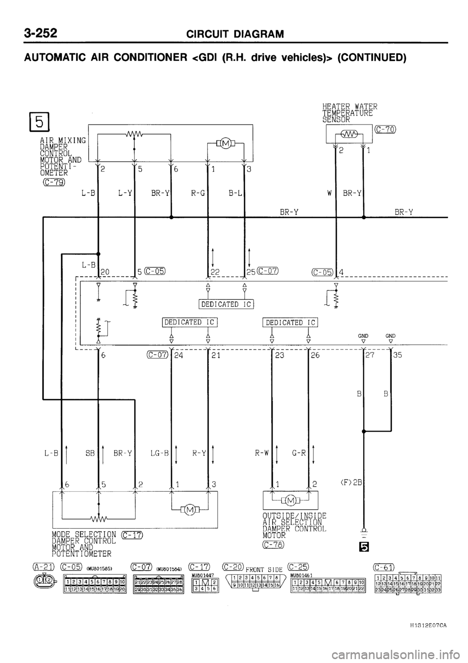 MITSUBISHI GALANT 2001 8.G Electrical Wiring Diagram Workshop Manual 