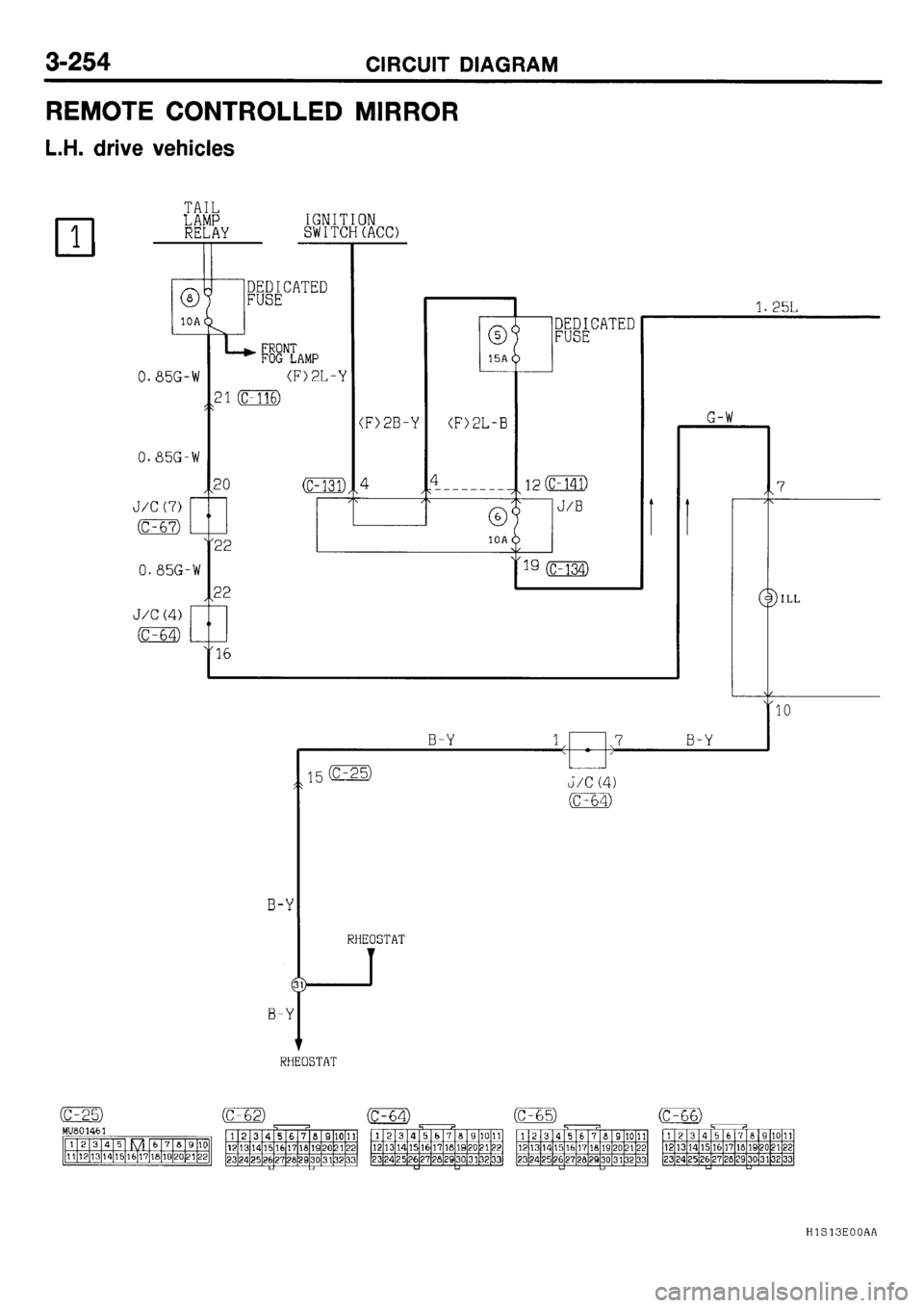 MITSUBISHI GALANT 2001 8.G Electrical Wiring Diagram Workshop Manual 