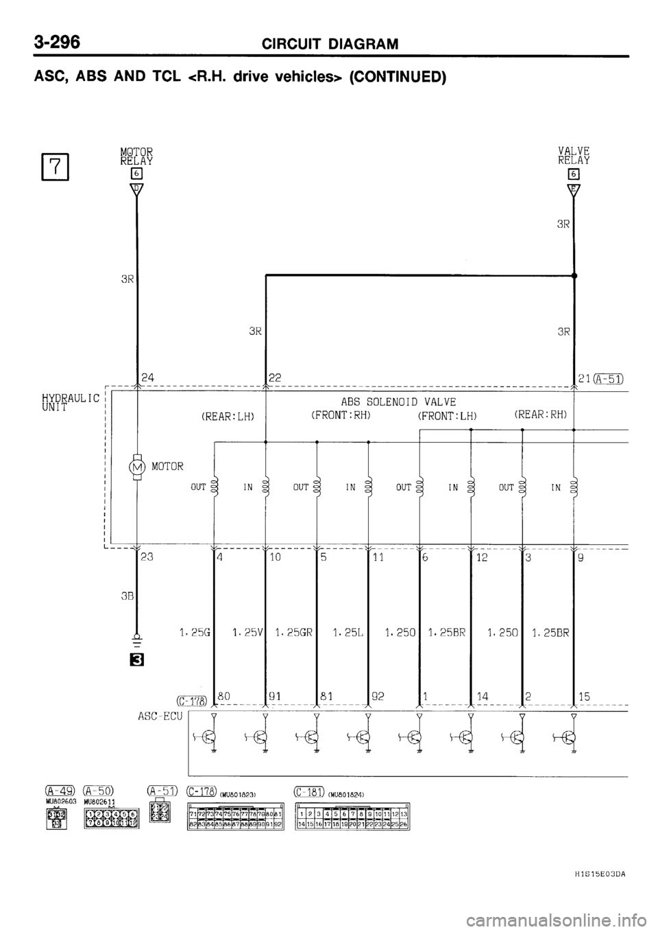 MITSUBISHI GALANT 2001 8.G Electrical Wiring Diagram Workshop Manual 