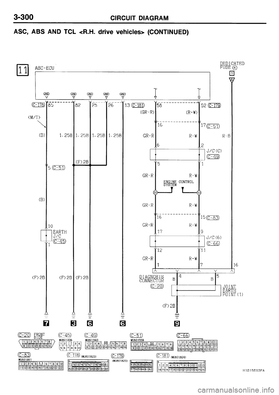 MITSUBISHI GALANT 2001 8.G Electrical Wiring Diagram Workshop Manual 