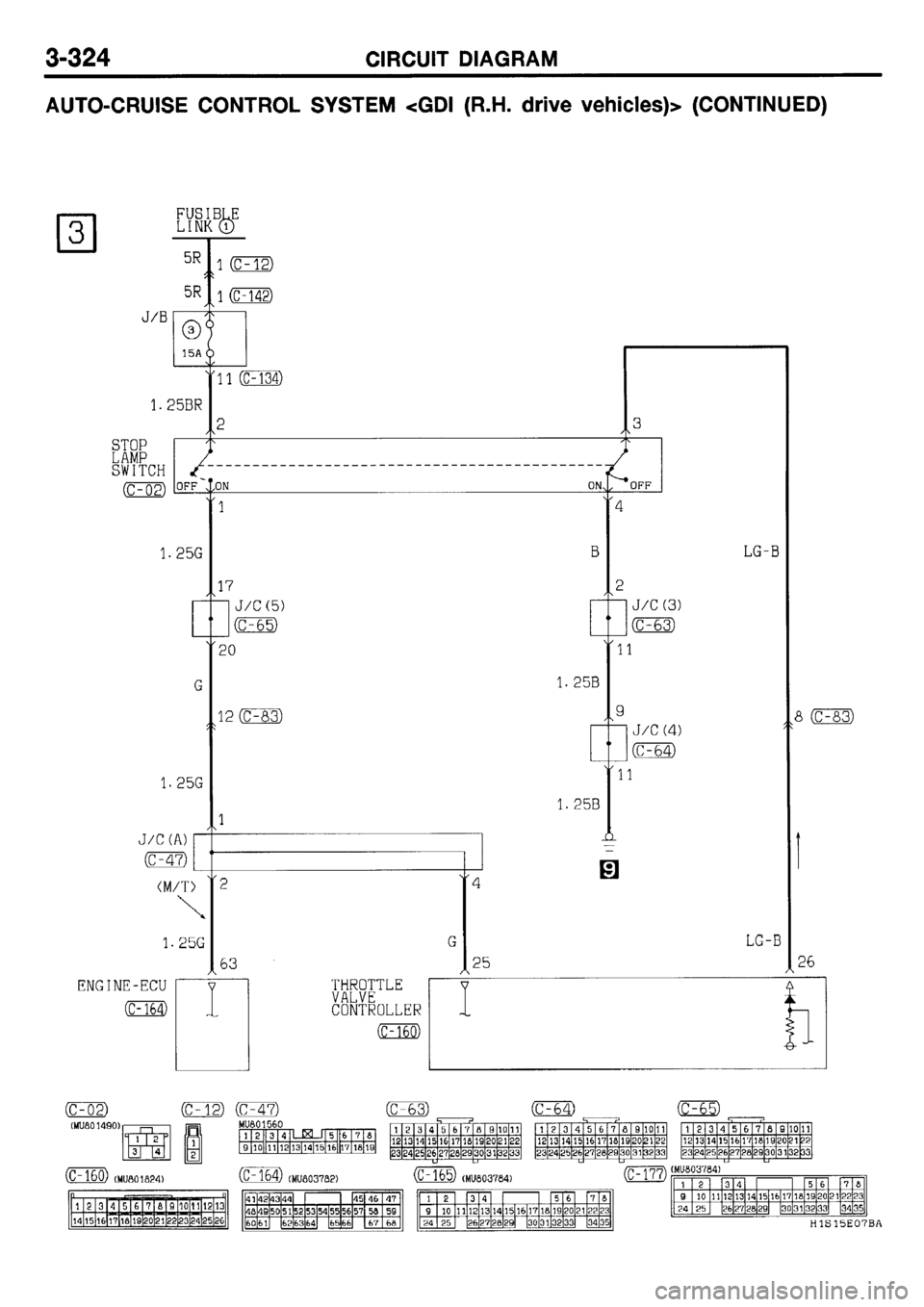 MITSUBISHI GALANT 2001 8.G Electrical Wiring Diagram Workshop Manual 