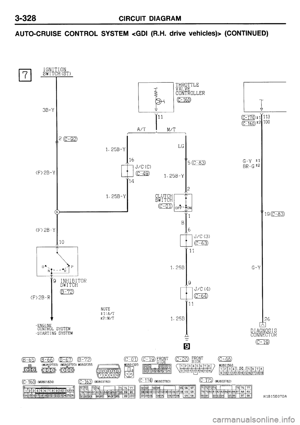 MITSUBISHI GALANT 2001 8.G Electrical Wiring Diagram Workshop Manual 