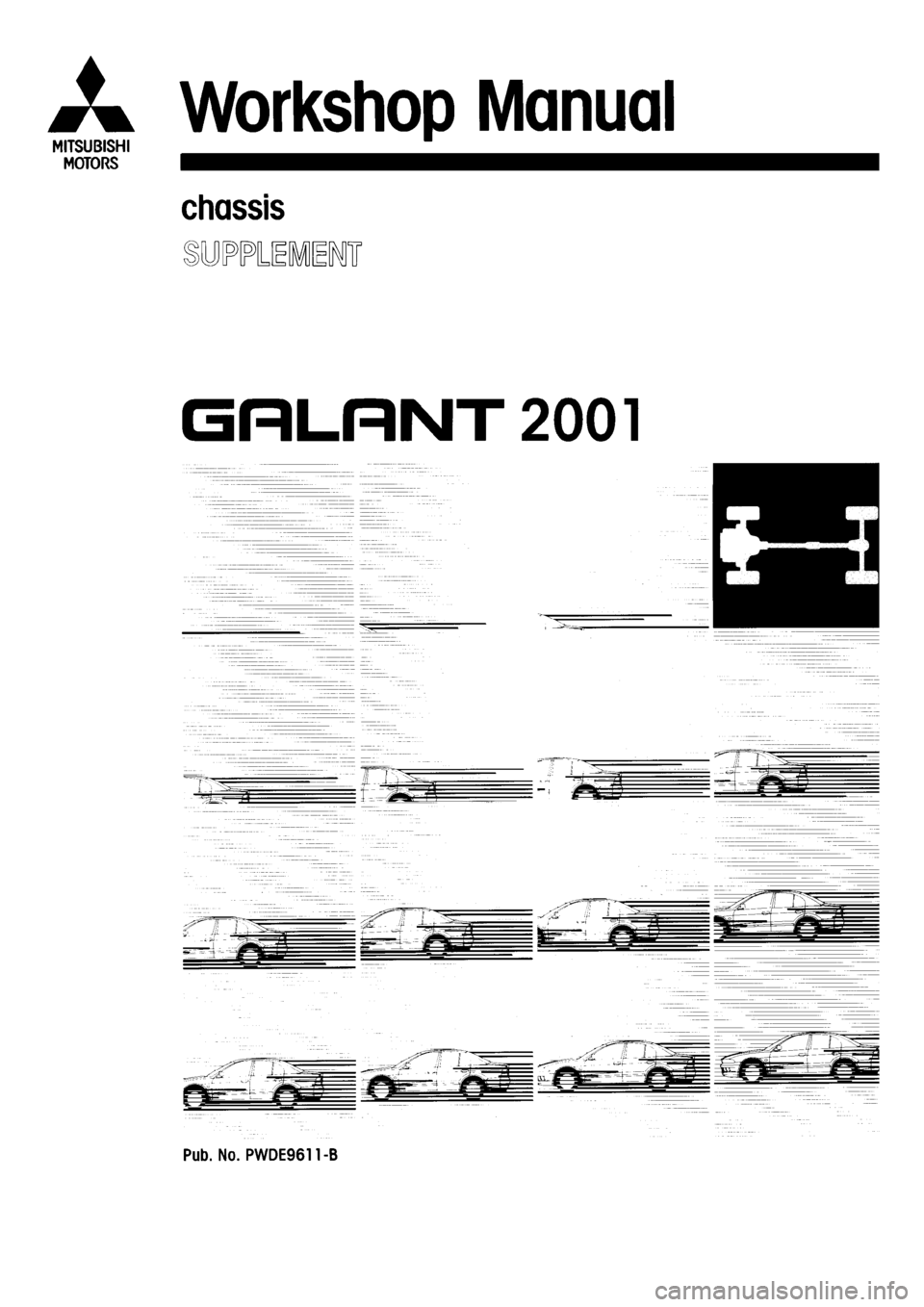 MITSUBISHI GALANT 2001 8.G Workshop Manual 