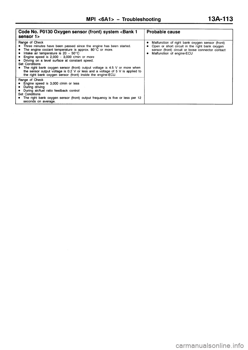 MITSUBISHI GALANT 2001 8.G Workshop Manual 