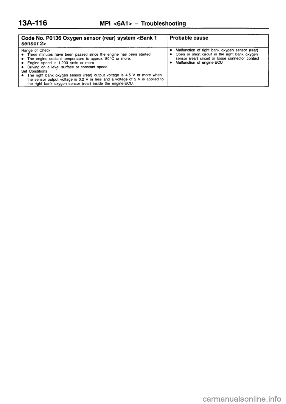 MITSUBISHI GALANT 2001 8.G Workshop Manual 
