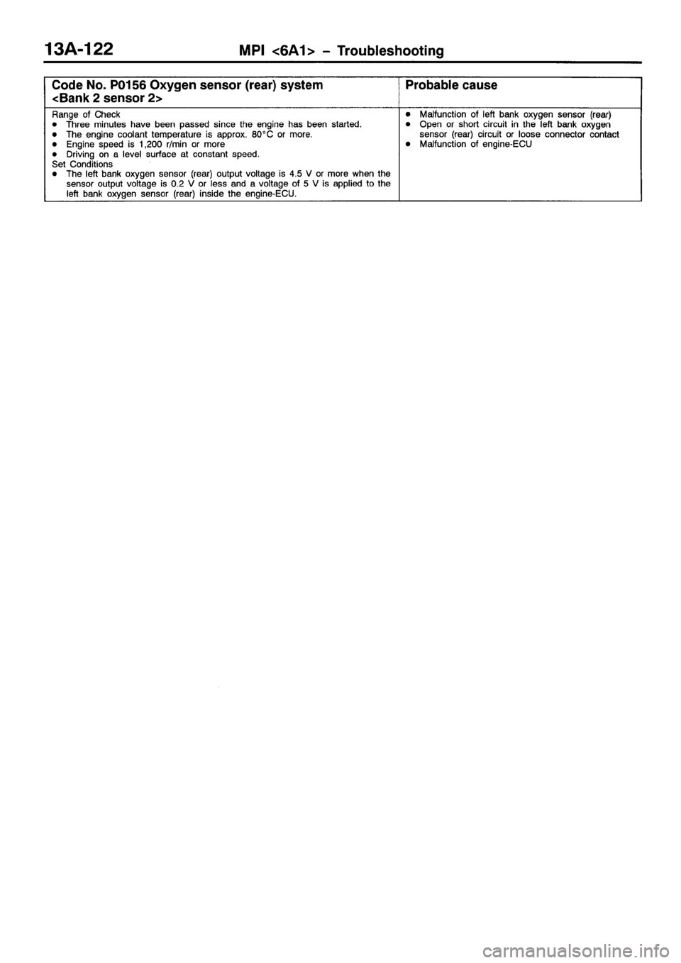 MITSUBISHI GALANT 2001 8.G Workshop Manual 