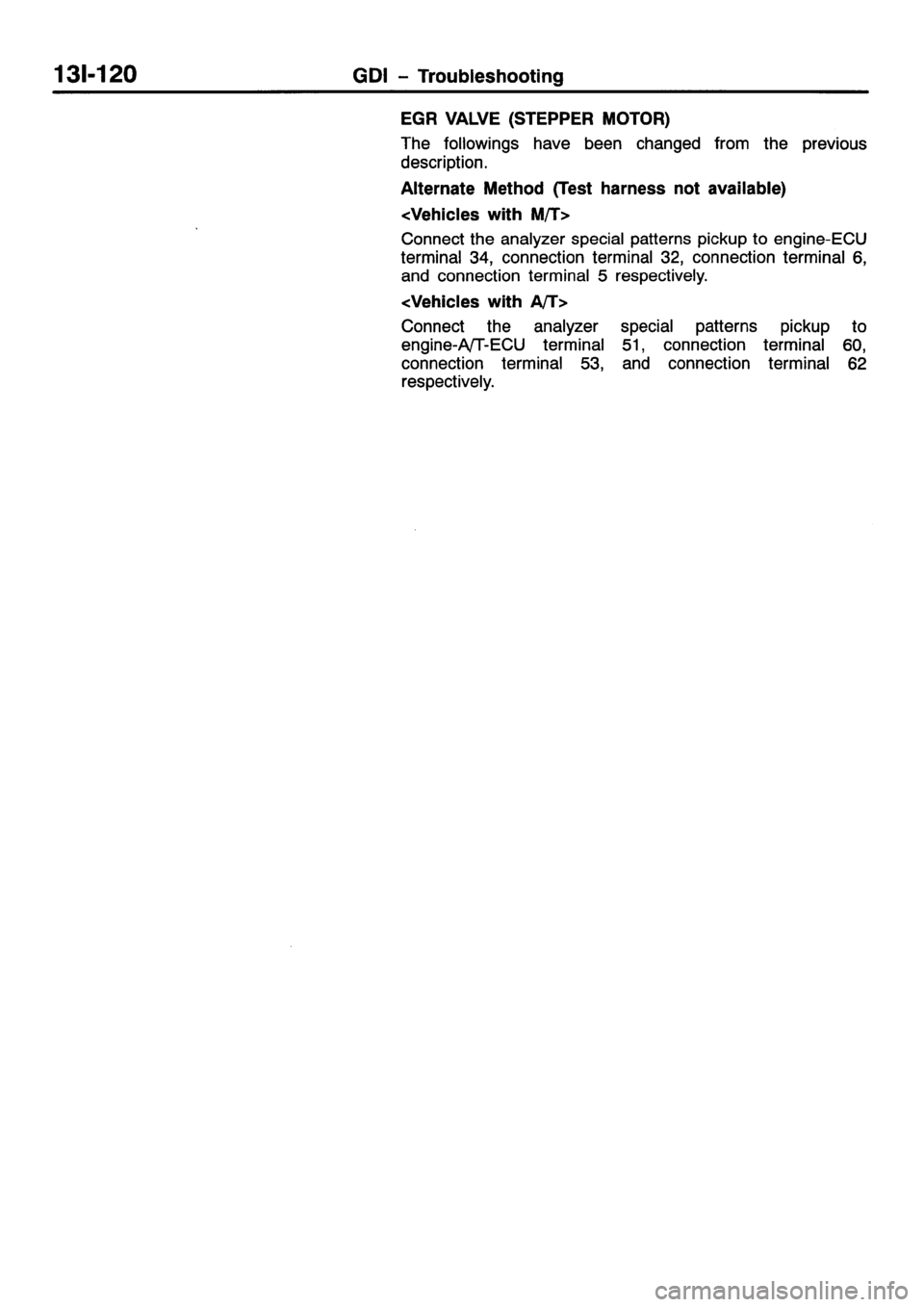 MITSUBISHI GALANT 2001 8.G Workshop Manual 