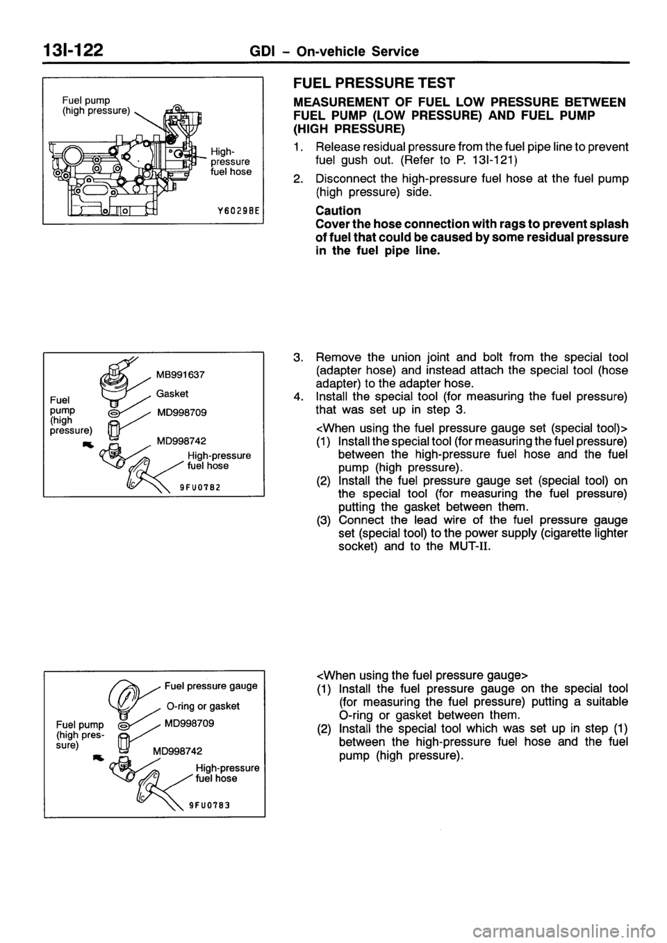 MITSUBISHI GALANT 2001 8.G Workshop Manual 