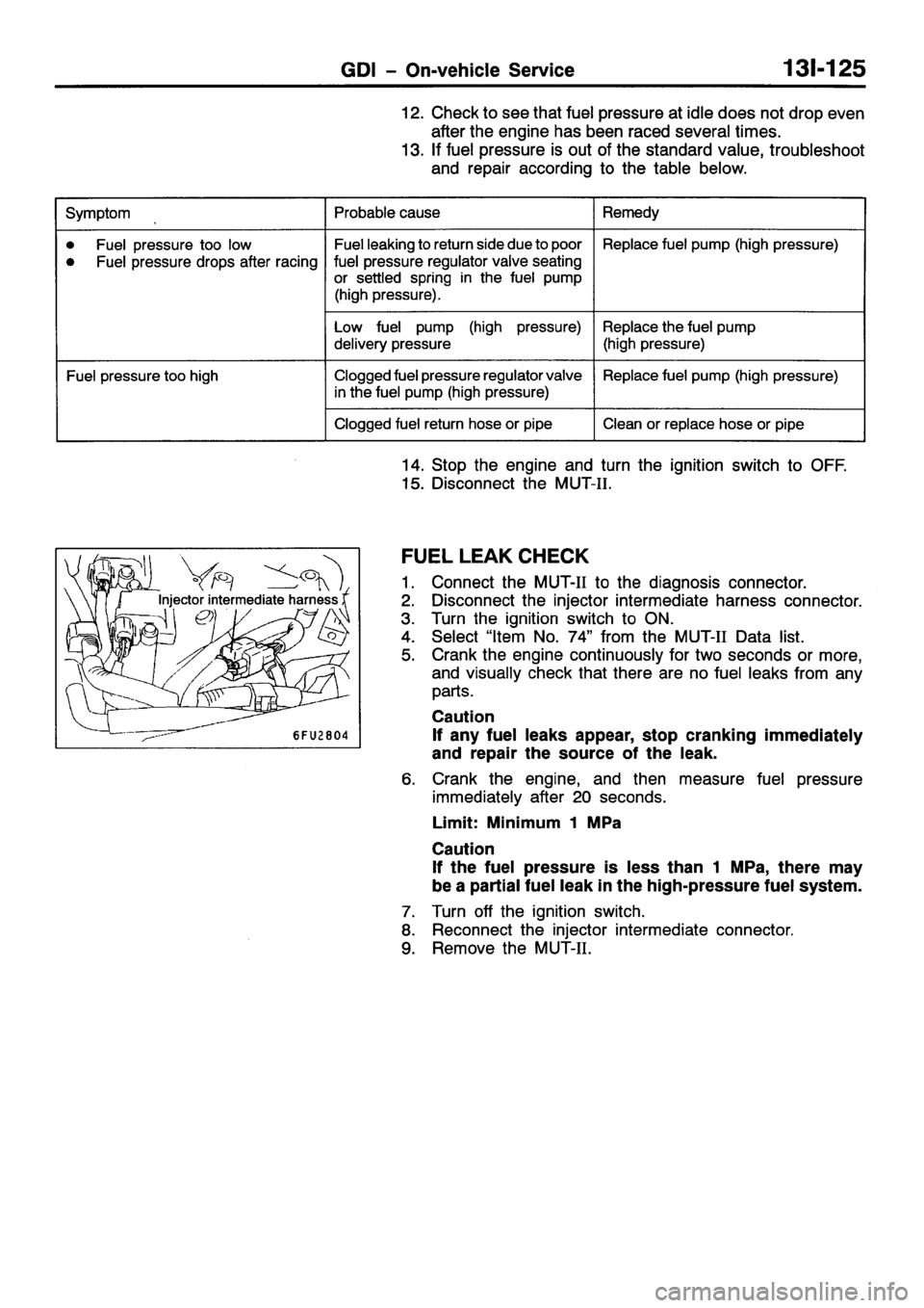 MITSUBISHI GALANT 2001 8.G Workshop Manual 
