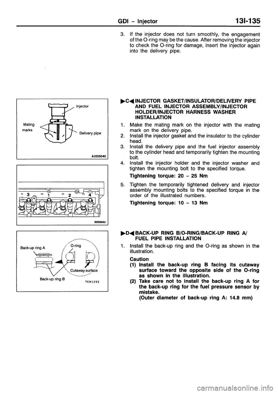 MITSUBISHI GALANT 2001 8.G Workshop Manual 