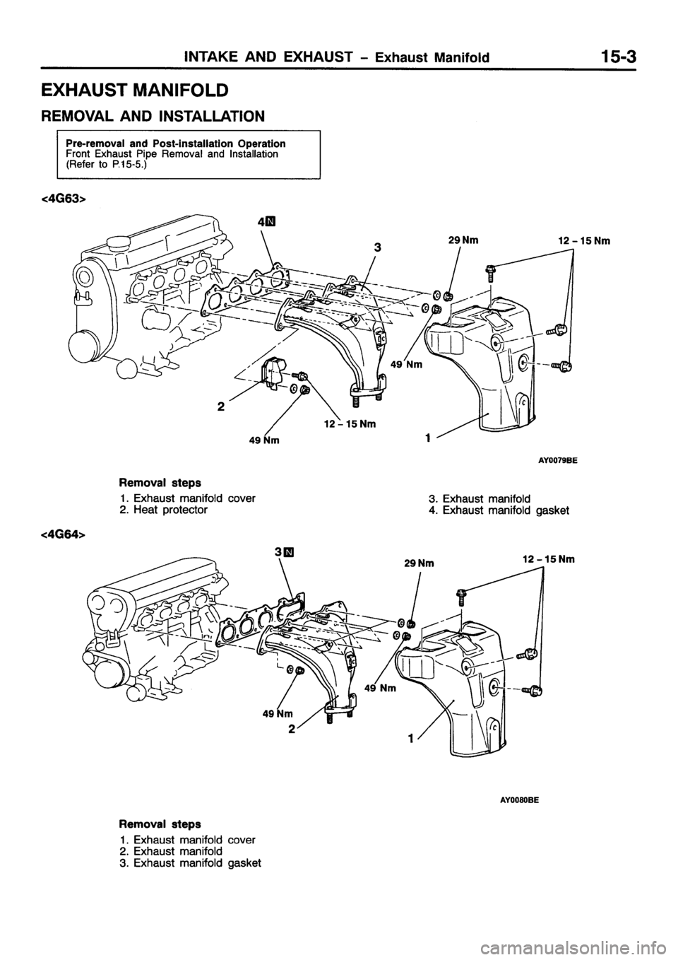 MITSUBISHI GALANT 2001 8.G Workshop Manual 
