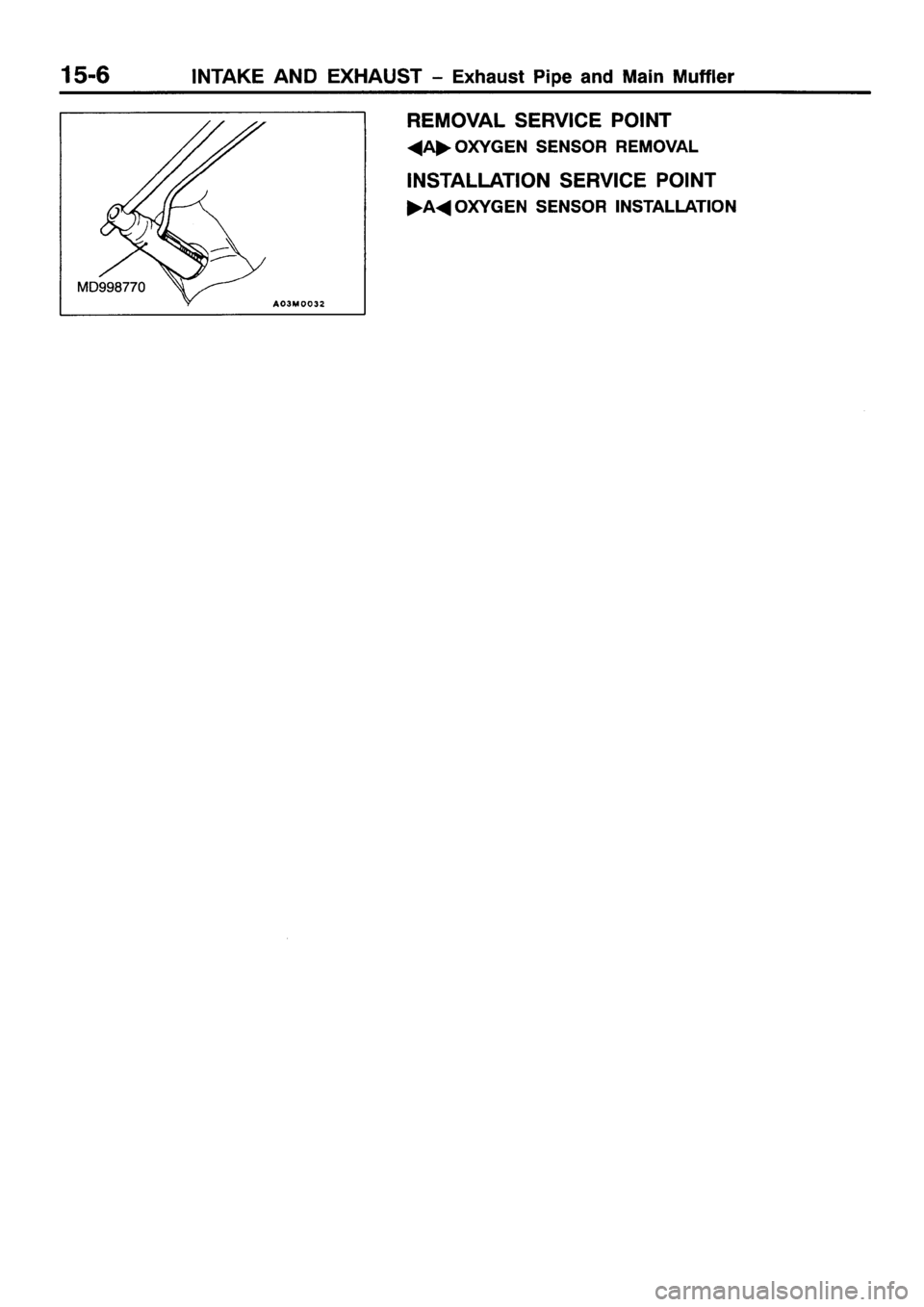 MITSUBISHI GALANT 2001 8.G Workshop Manual 