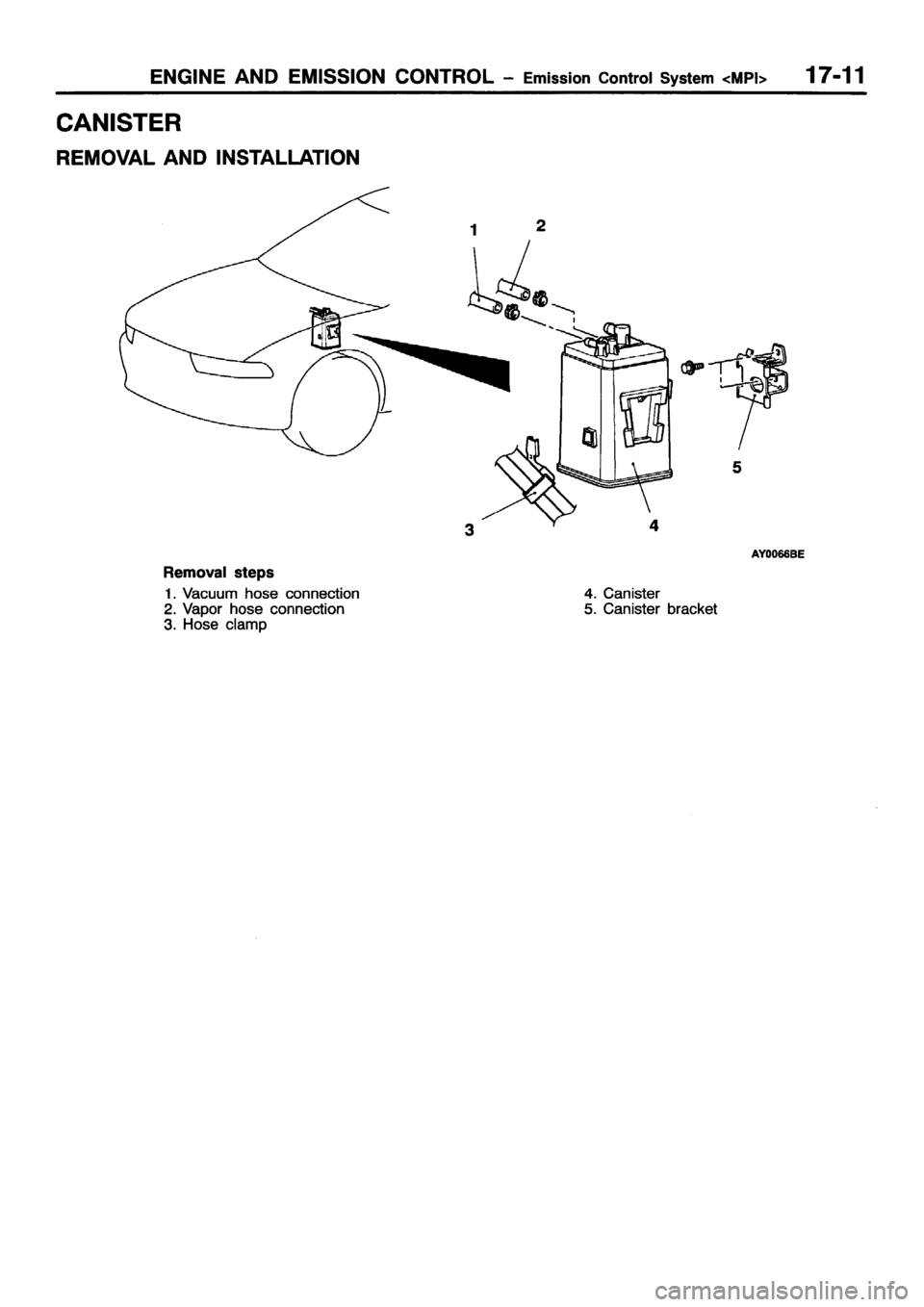 MITSUBISHI GALANT 2001 8.G Workshop Manual 