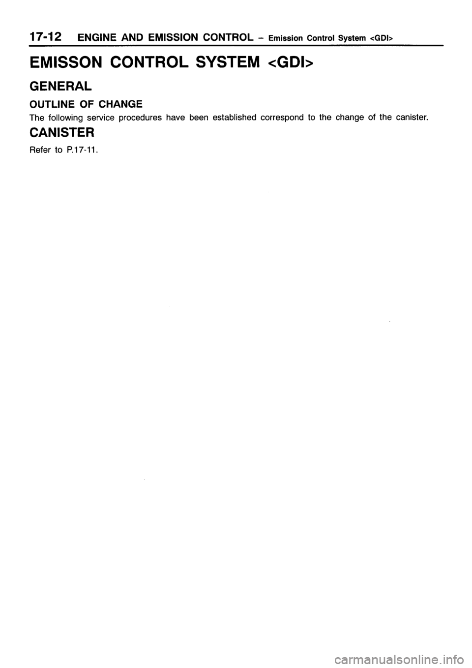 MITSUBISHI GALANT 2001 8.G Workshop Manual 