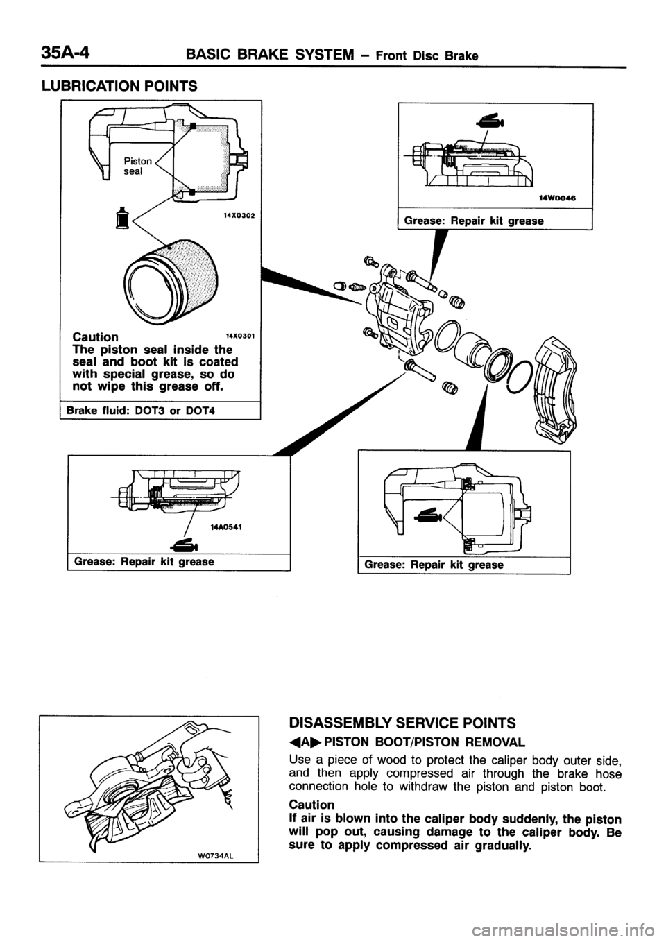 MITSUBISHI GALANT 2001 8.G Workshop Manual 