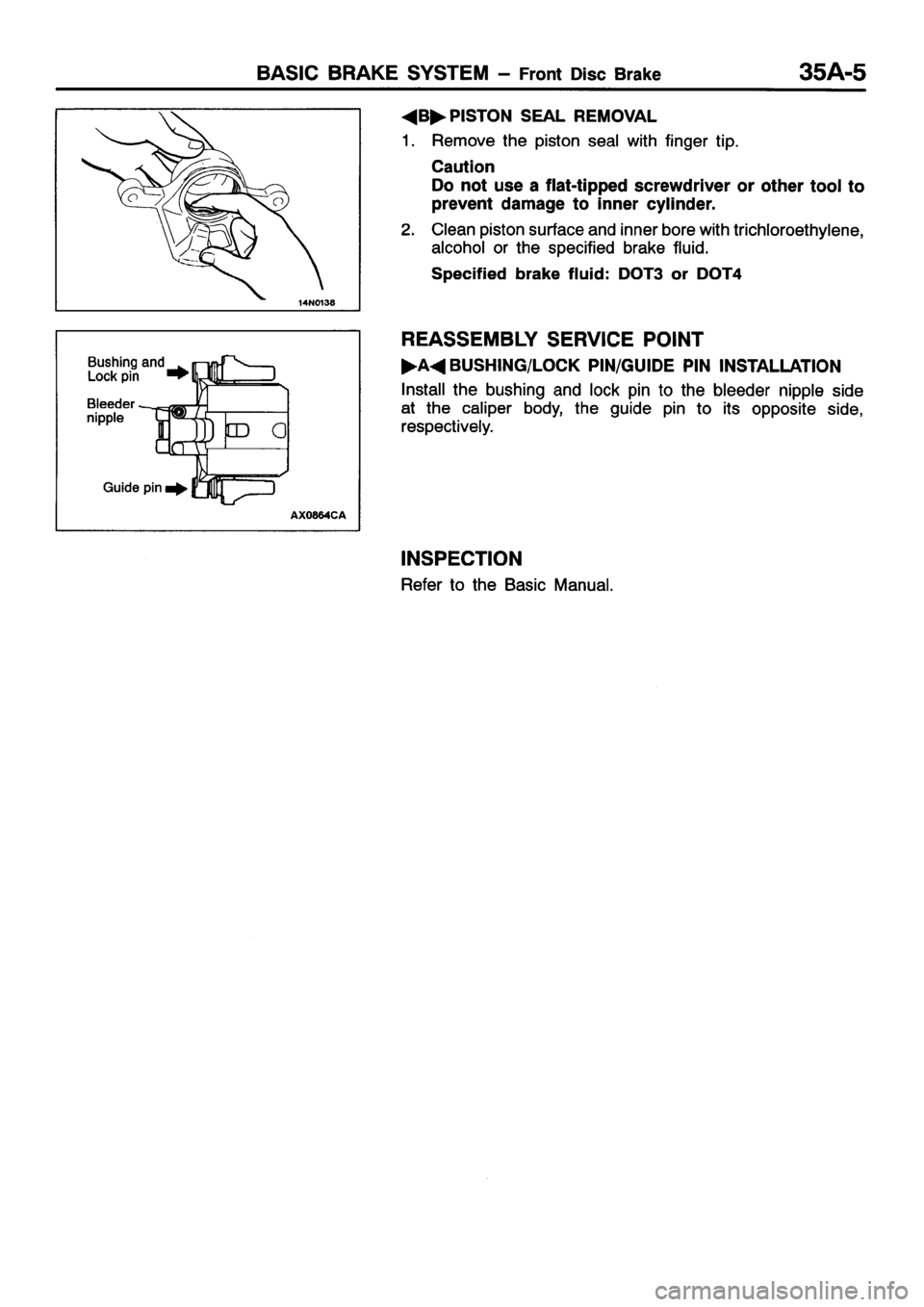 MITSUBISHI GALANT 2001 8.G Workshop Manual 