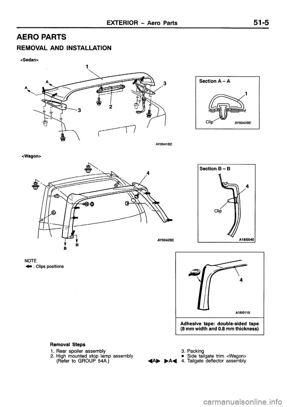 MITSUBISHI GALANT 2001 8.G Workshop Manual 