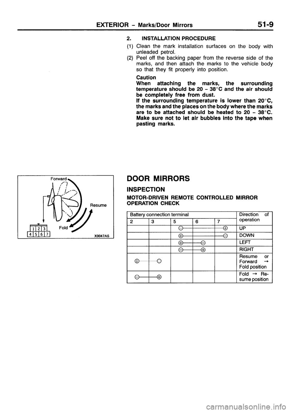 MITSUBISHI GALANT 2001 8.G Workshop Manual 