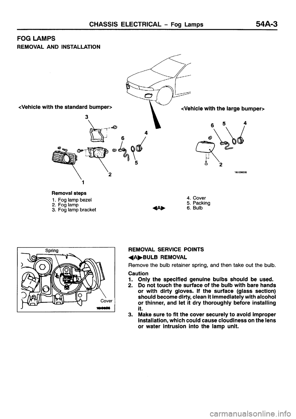 MITSUBISHI GALANT 2001 8.G Workshop Manual 
