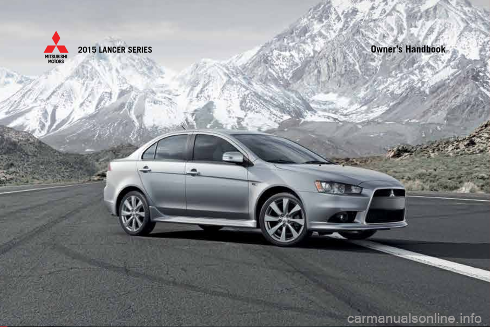 MITSUBISHI LANCER 2015 8.G Owners Handbook 