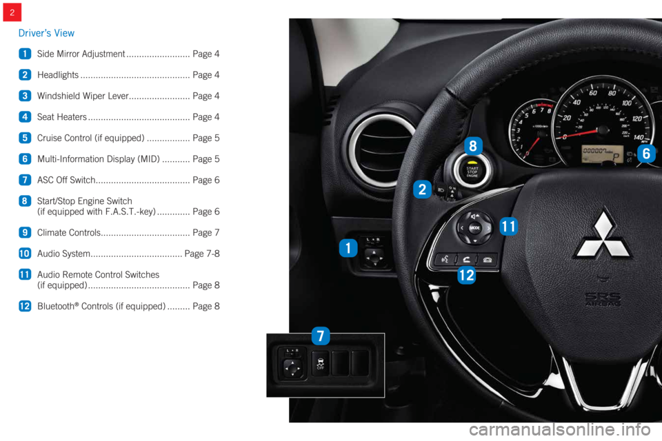 MITSUBISHI MIRAGE 2017 6.G Owners Handbook MITSUBISHI MIRAGE 2017 6.G Owners Handbook