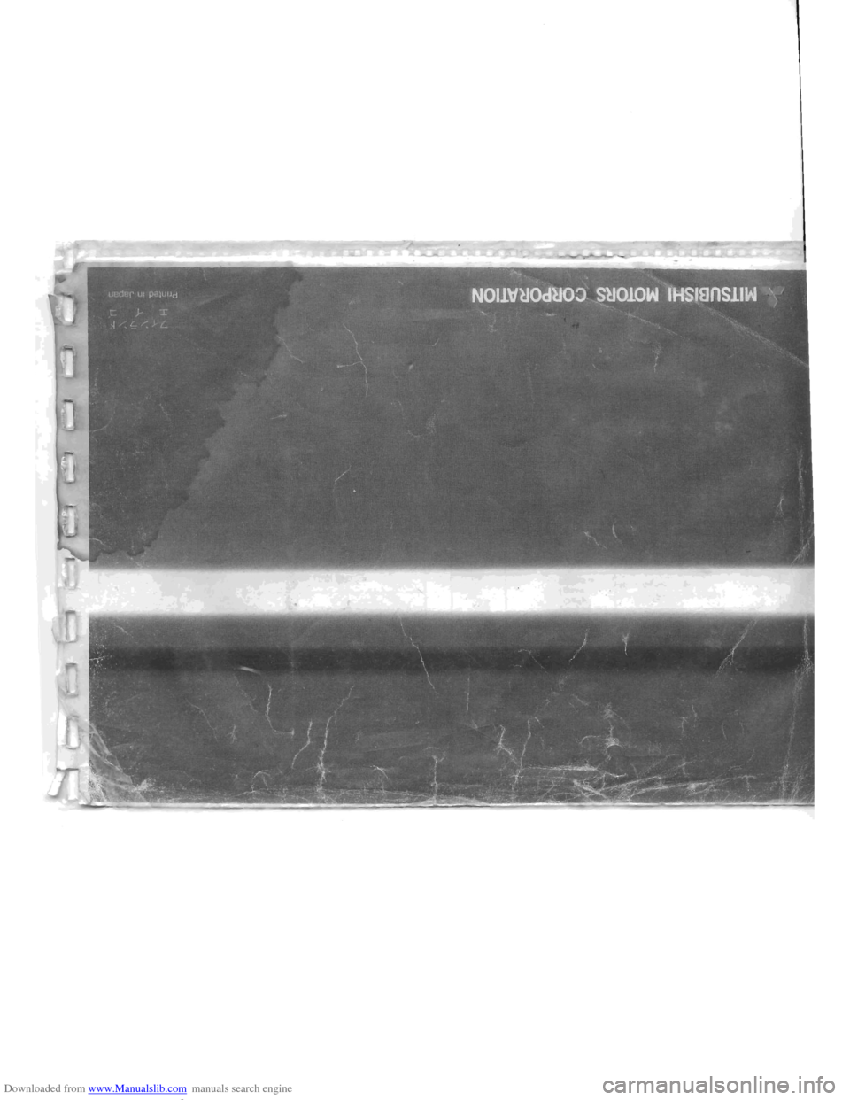 MITSUBISHI PAJERO 1996 2.G Owners Manual Downloaded from www.Manualslib.com manuals search engine MITSUBISHI PAJERO 1996 2.G Owners Manual Downloaded from www.Manualslib.com manuals search engine