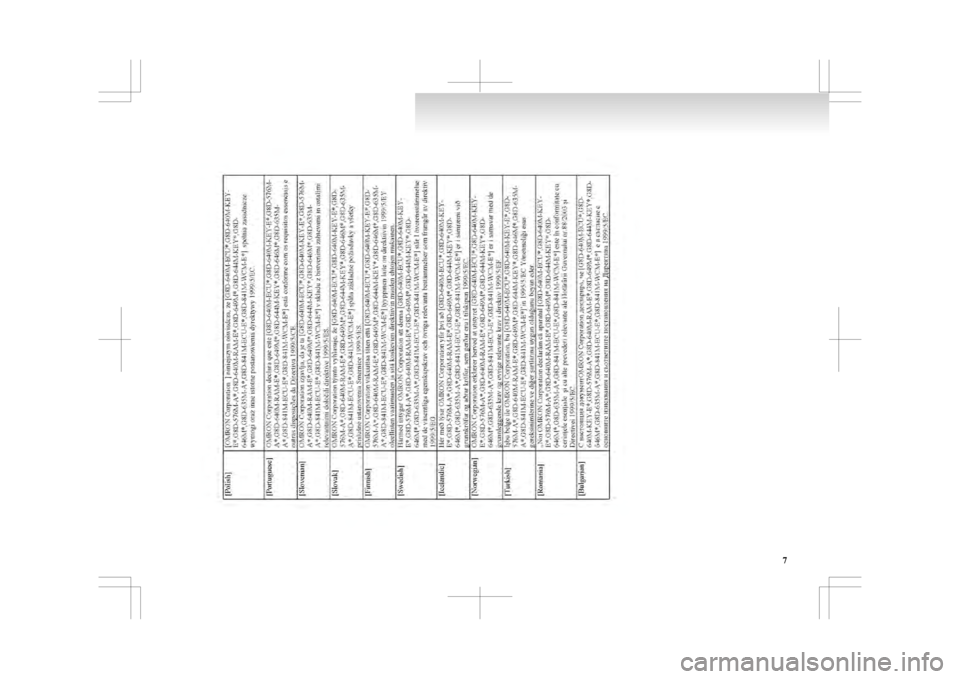 MITSUBISHI ASX 2009 1.G Owners Manual 7 MITSUBISHI ASX 2009 1.G Owners Manual 7