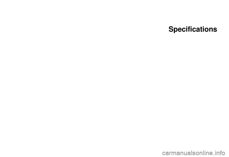 KIA Sportage 2000 K00 / 1.G Owners Manual Specifications KIA Sportage 2000 K00 / 1.G Owners Manual Specifications