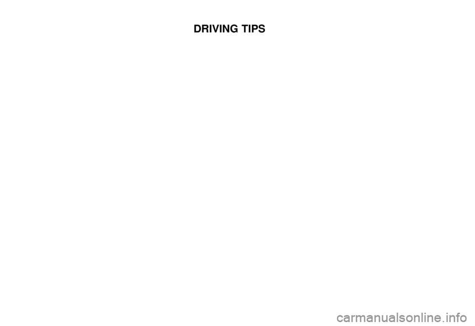 KIA Rio 2003 1.G Owners Manual DRIVING TIPS KIA Rio 2003 1.G Owners Manual DRIVING TIPS
