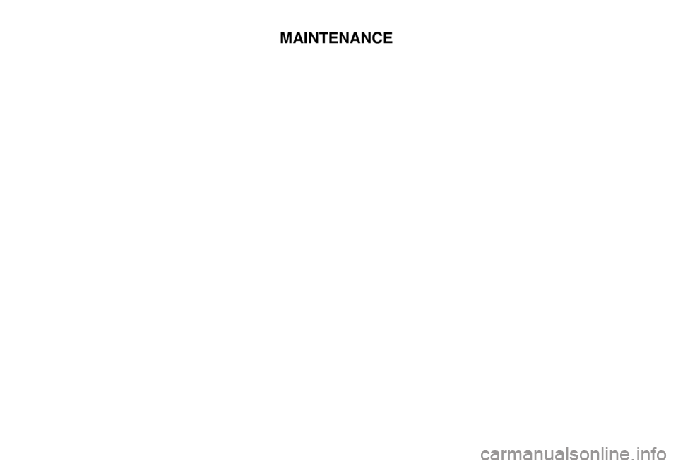 KIA Rio 2003 1.G Owners Manual MAINTENANCE KIA Rio 2003 1.G Owners Manual MAINTENANCE