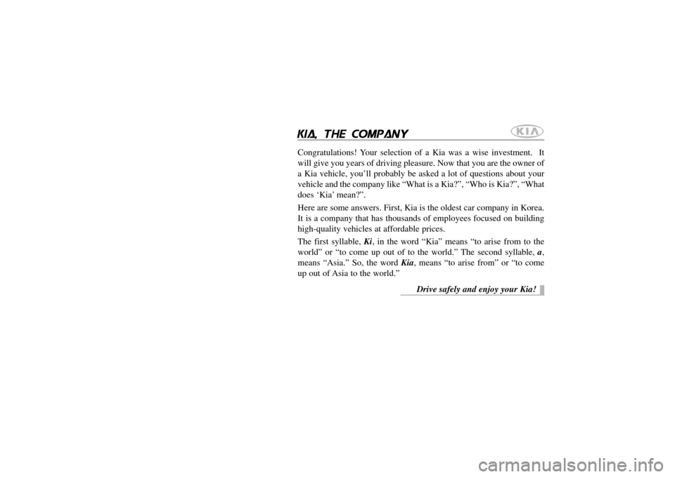 KIA Opirus 2007 1.G Owners Manual 