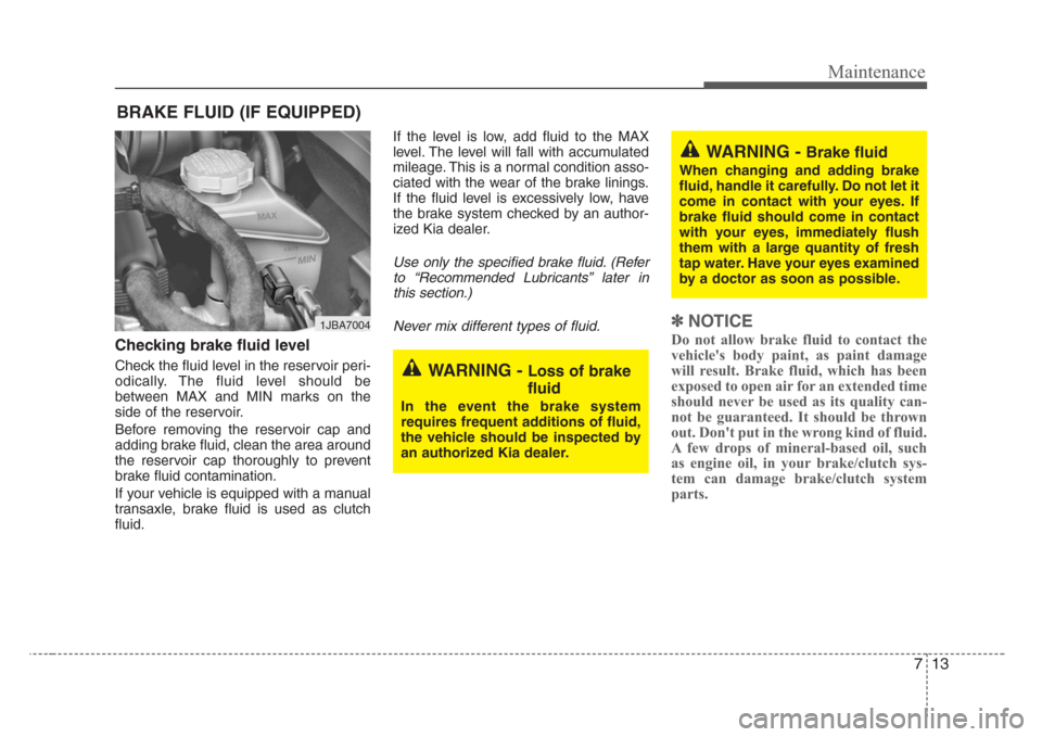 Oil KIA Rio 2008 2.G User Guide (219 Pages)