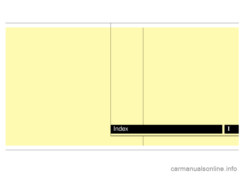 KIA Rio 2012 3.G Owners Manual IIndex 