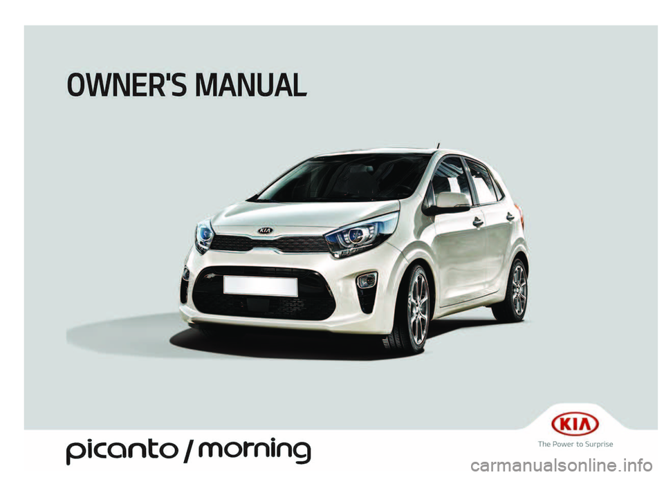 KIA PICANTO 2018  Owners Manual 